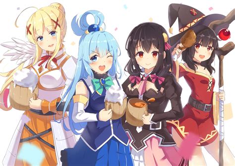 konosuba girls naked|Konosuba Vidéos Porno 